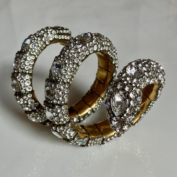 AUTHENTIC GUCCI Triple Wrap Wraparound Snake Bracelet w/original boxes - Picture 5 of 10